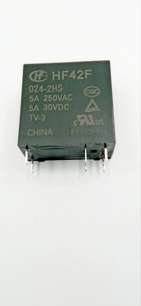 Реле HF42F-024-2HS 24-ZS 24VDC.2x5A 250VAC (32532)
