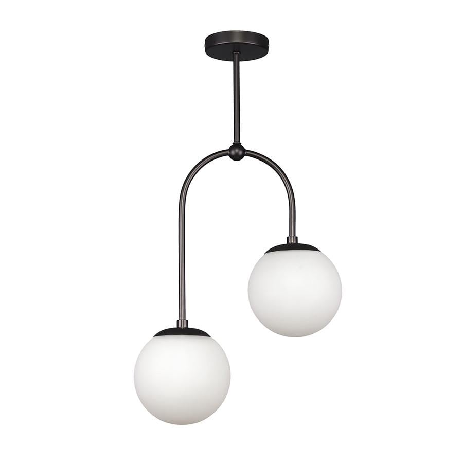 Люстра модерн Levistella 7529826-2 BK+WH на два плафони Чорний/Білий (2569621642) Люстра модерн Levistella 7529826-2 BK+WH на два плафони Чорний/Білий (2569621642)