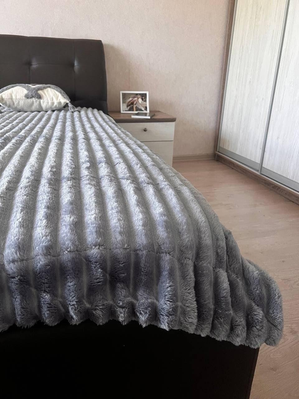 Плед плюшевый 200х220 см Серый (Д-al-sh-ovEV-006) - фото 3 Плед плюшевый 200х220 см Серый (Д-al-sh-ovEV-006) - фото 3