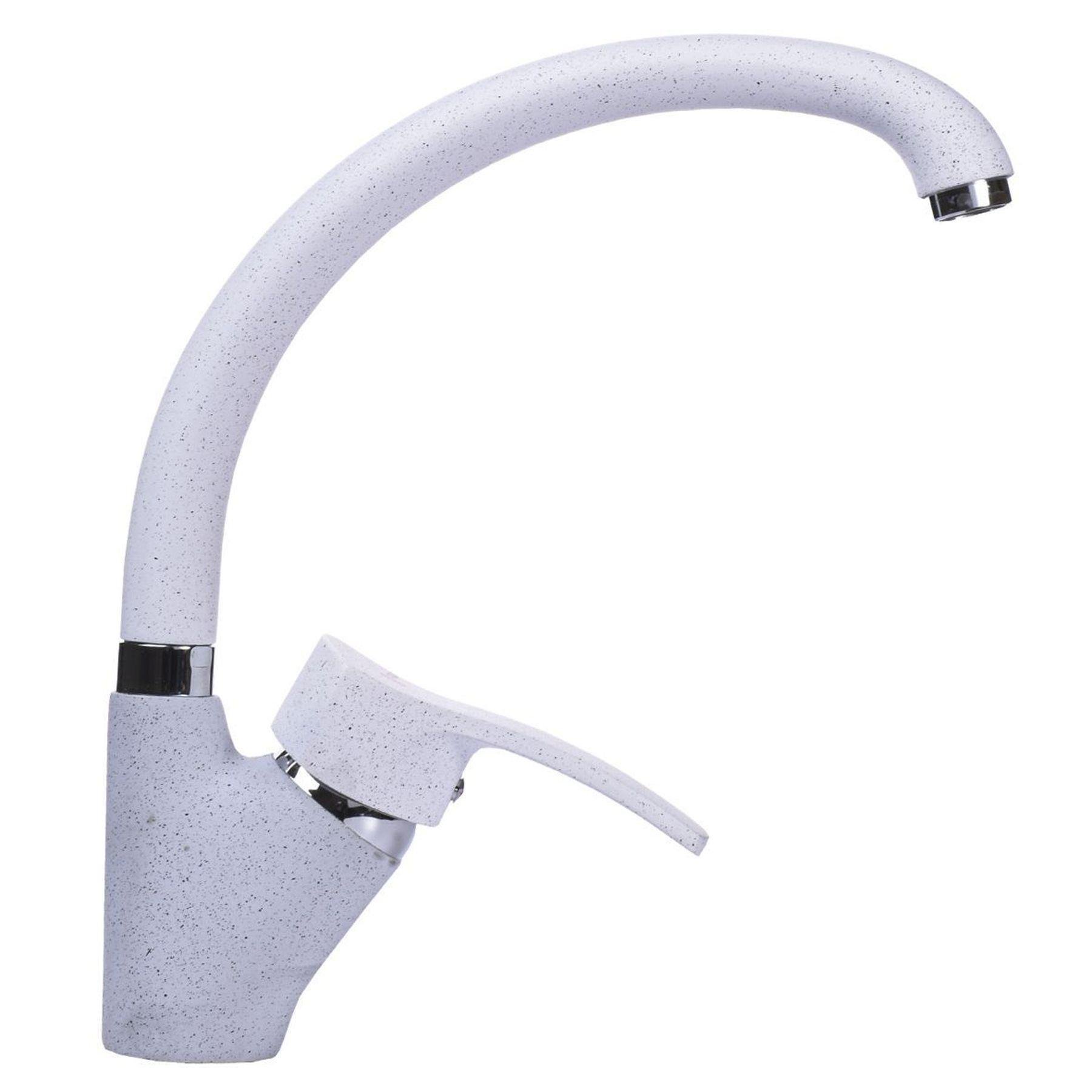 Смеситель для кухни Globus Lux QUEENSLAND GLQU-0203S-BIG-7-WHITE Смеситель для кухни Globus Lux QUEENSLAND GLQU-0203S-BIG-7-WHITE