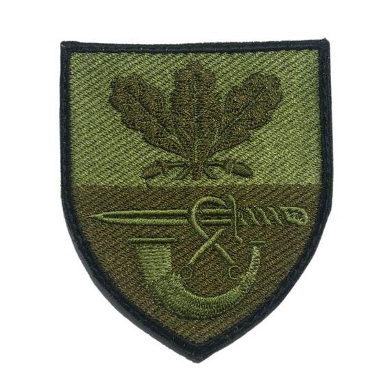 Шеврон на липучке IDEIA 61 отдельная пехотная егерская бригада 7х8 см Зеленый (2200004269979)