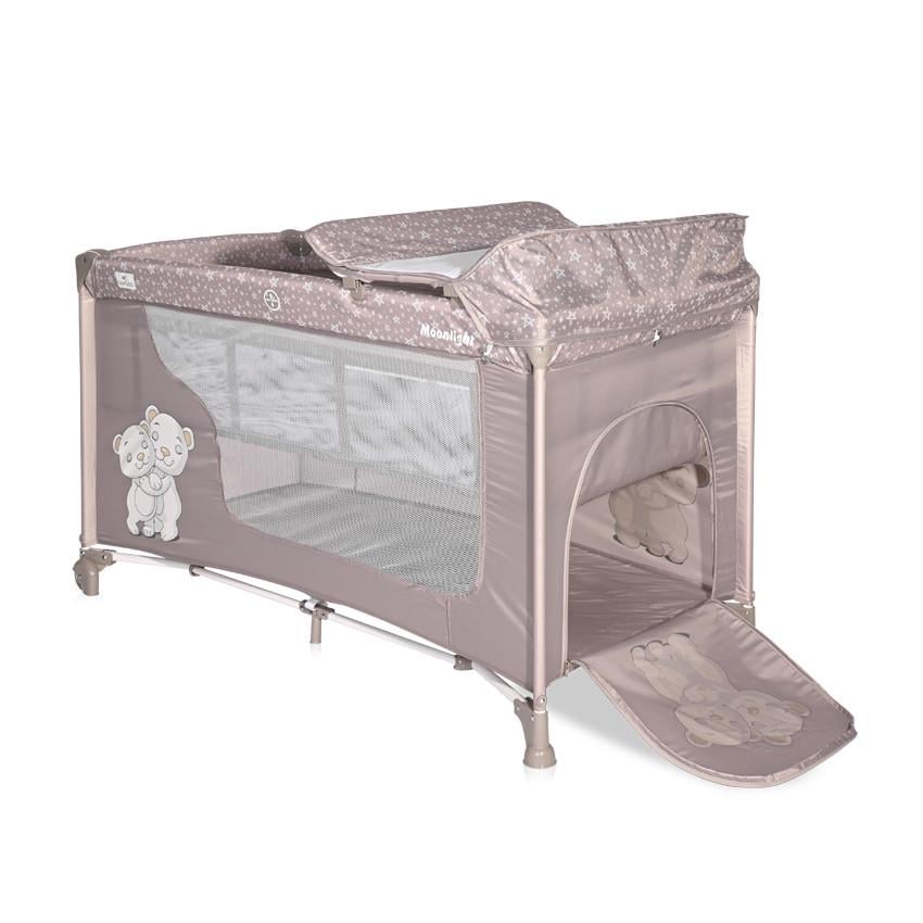 Ліжко-манеж Lorelli Moonlight 2 Layers Коричневий - фото 3