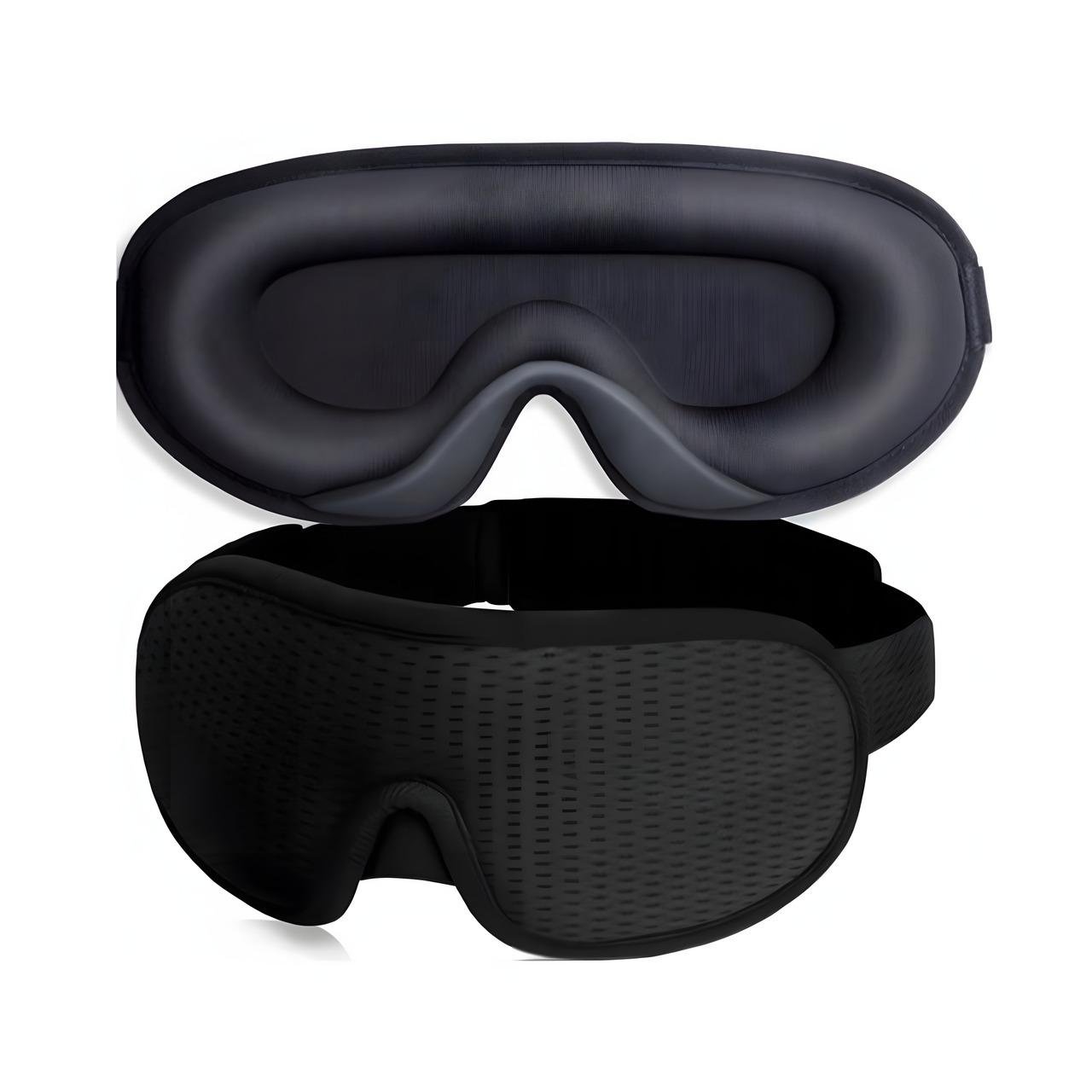 Маска для сну і медитації з дихаючого матеріалу та берушами Чорний - фото 9 Маска для сну і медитації з дихаючого матеріалу та берушами Чорний - фото 9