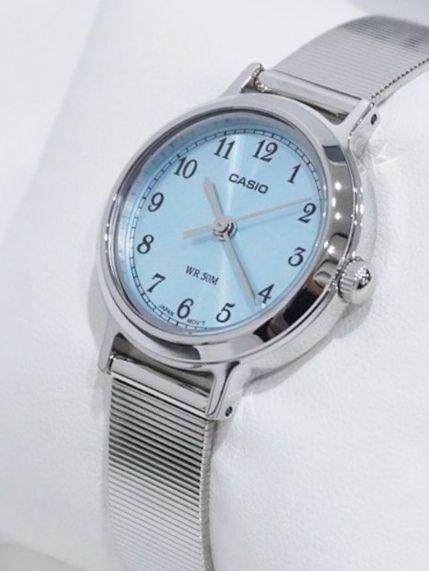 Наручные часы женские Casio LTP-B170D-2B Timeless Collection Lady Timeless Collection со стальным корпусом Синий (2917275176)