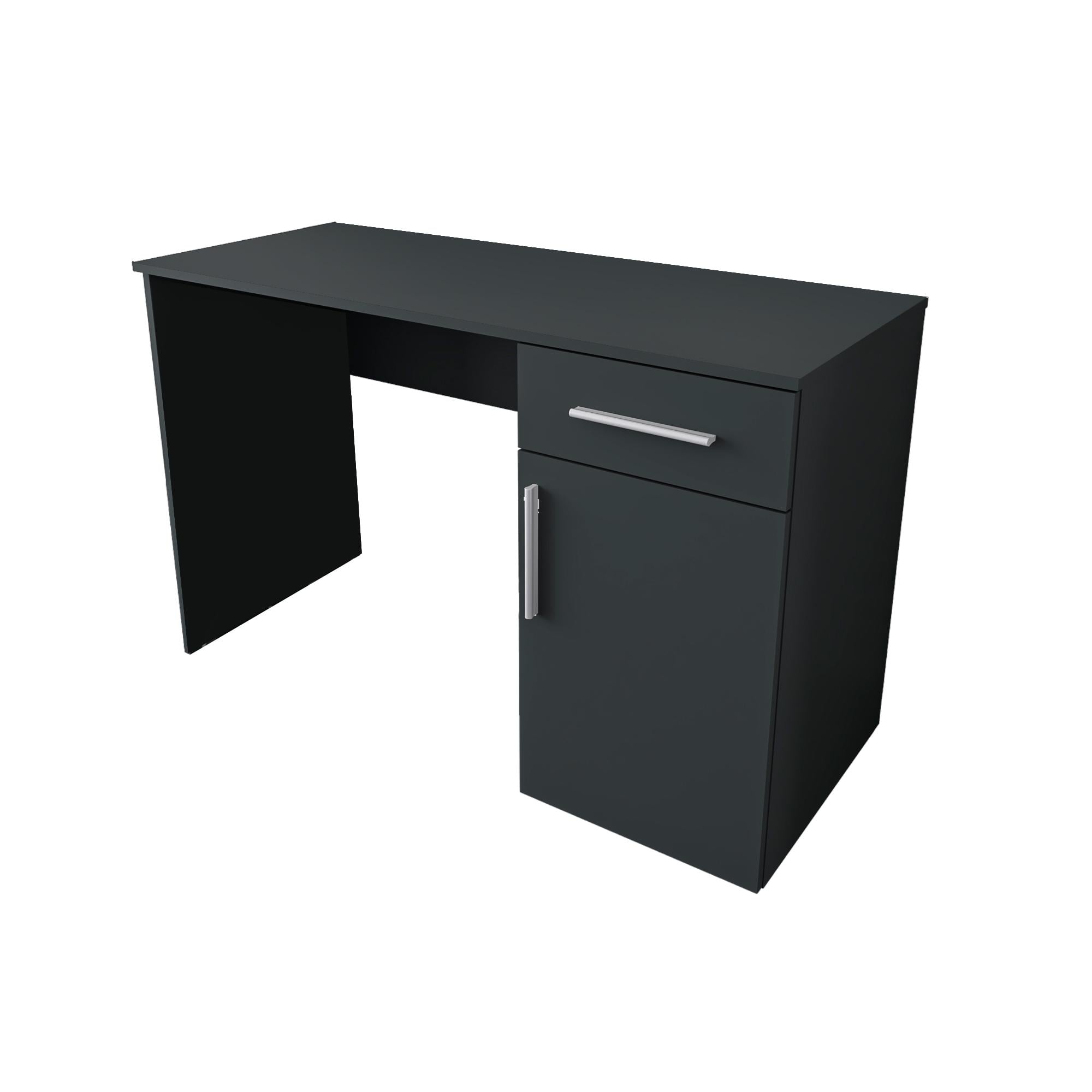 Стіл комп'ютерний прямий Tobi Sho ST-0003 з тумбою 1200х760х500 мм Антрацитовий Стіл комп'ютерний прямий Tobi Sho ST-0003 з тумбою 1200х760х500 мм Антрацитовий