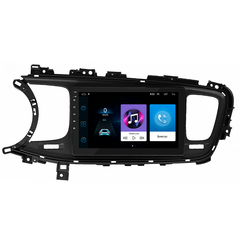 Штатная магнитола Lesko для Kia K5 I Рестайлинг 2013-2015 экран 9" 1/16Gb/ Wi-Fi Optima GPS Android Киа