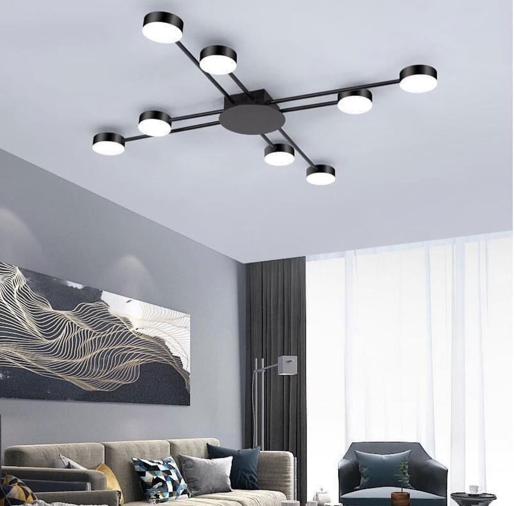 Люстра потолочная LED Light House LF-17449/8 50W Черный
