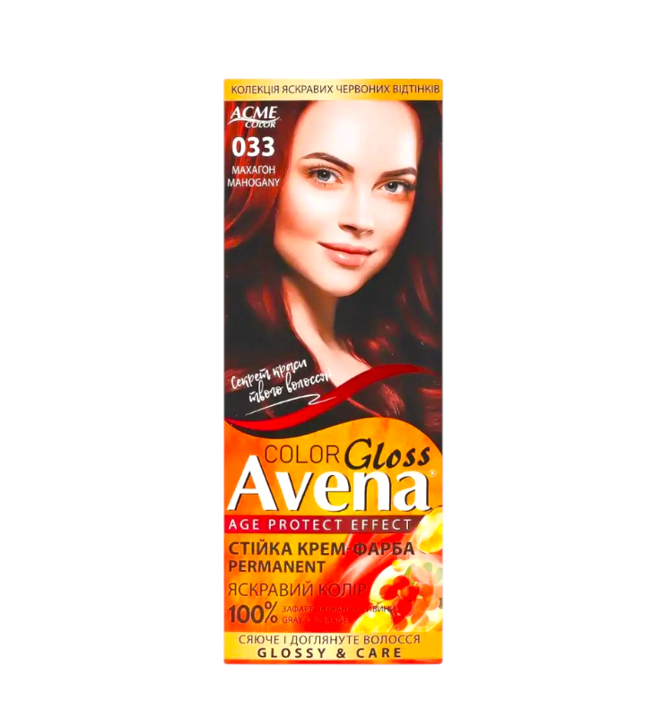 Стойкая крем-краска для волос Acme Color AVENA 033 Махагон