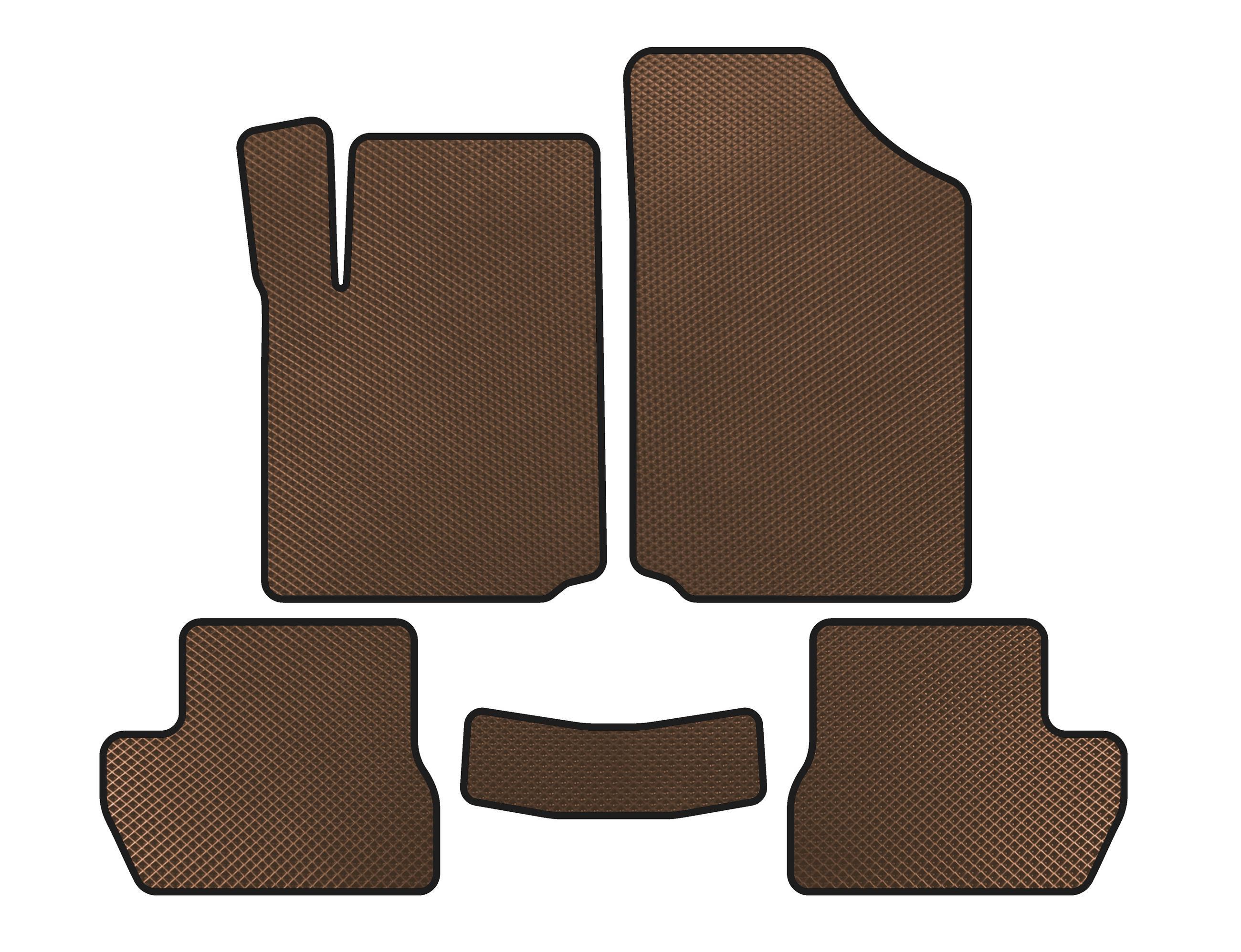 Коврики Digital Designs EVA для Citroen C-2 2003-2009 гг. этилвинилацетат Коричневый (141503)