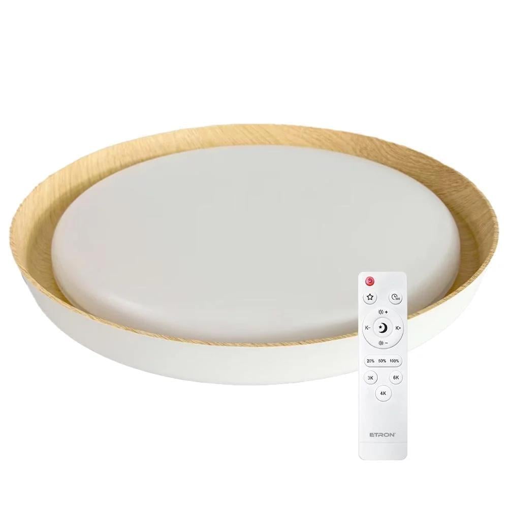 LED-светильник ETRON Smart ARRIVAL 1-ESP-2002 45W IP20 Wood/White (27552477)
