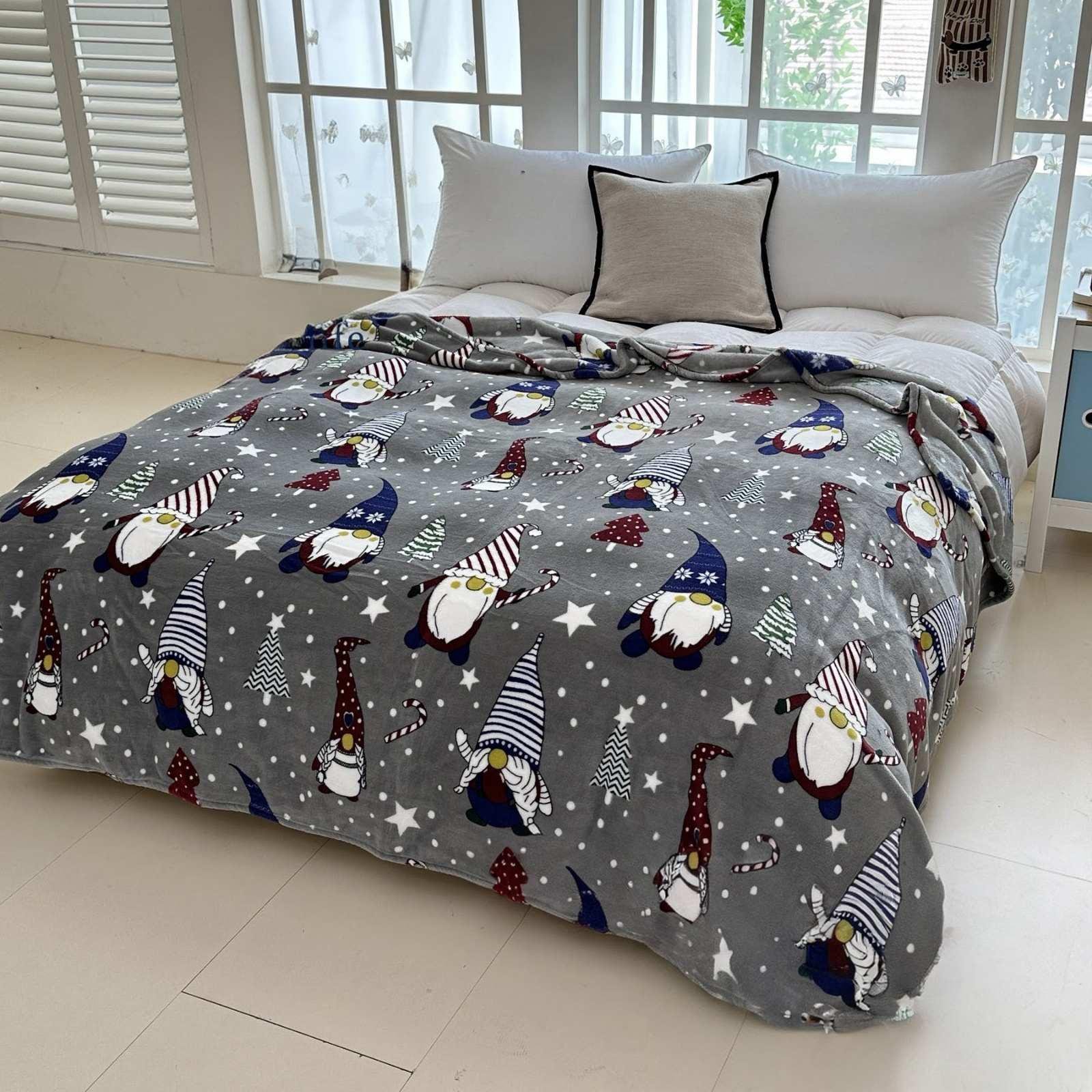 Покривало-плєд Велюр новорічне 200x230 см (22332834)