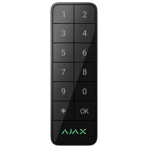 Клавиатура проводная Ajax Superior Keypad Outdoor Fibra до 2000 м IP66 IK08 Черный (ec78277c)