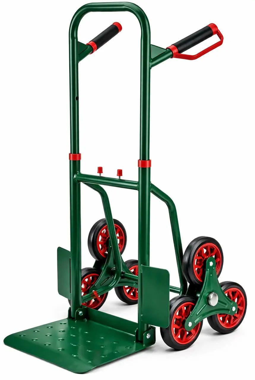 Візок на колесах складний Parkside для підйому по сходах Зелений (425016_2301)