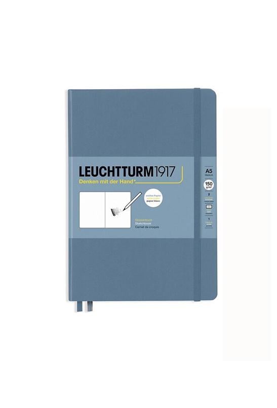 Скетч-Бук Leuchtturm1917 Medium А5 150 г/м.кв. Stone blue (366156)
