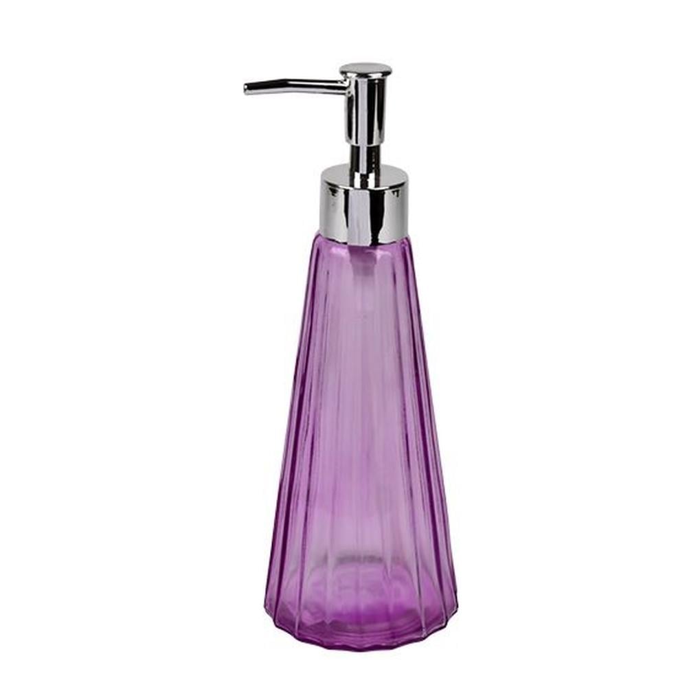 Дозатор настільний Stenson скляний для рідкого мила Classic 330 мл Purple (31844) Дозатор настільний Stenson скляний для рідкого мила Classic 330 мл Purple (31844)