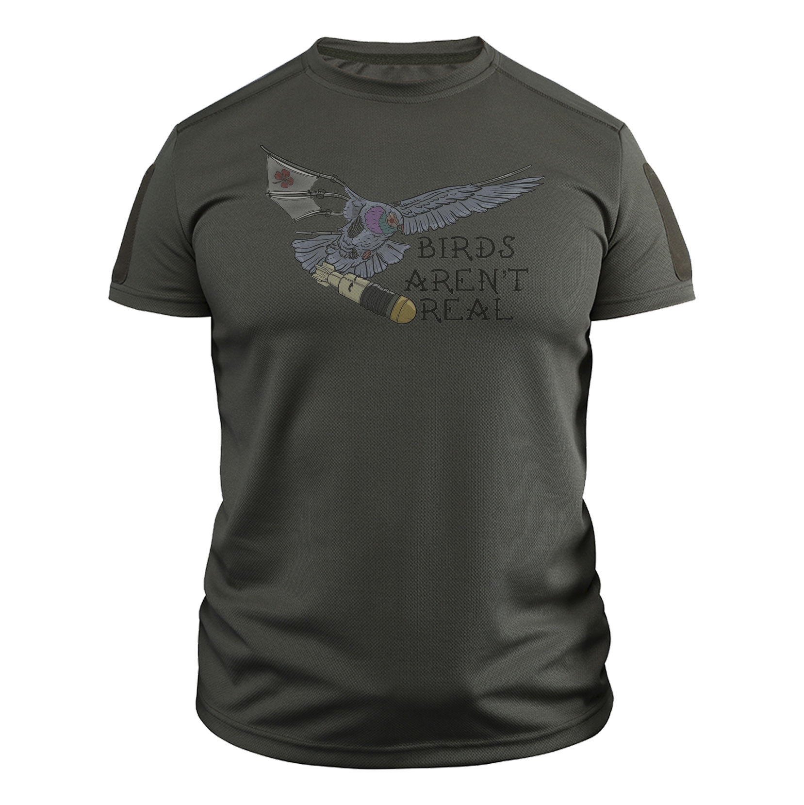 Футболка військова CoolMax Залізні крила XL Оливковий (TS-C-98-XL)