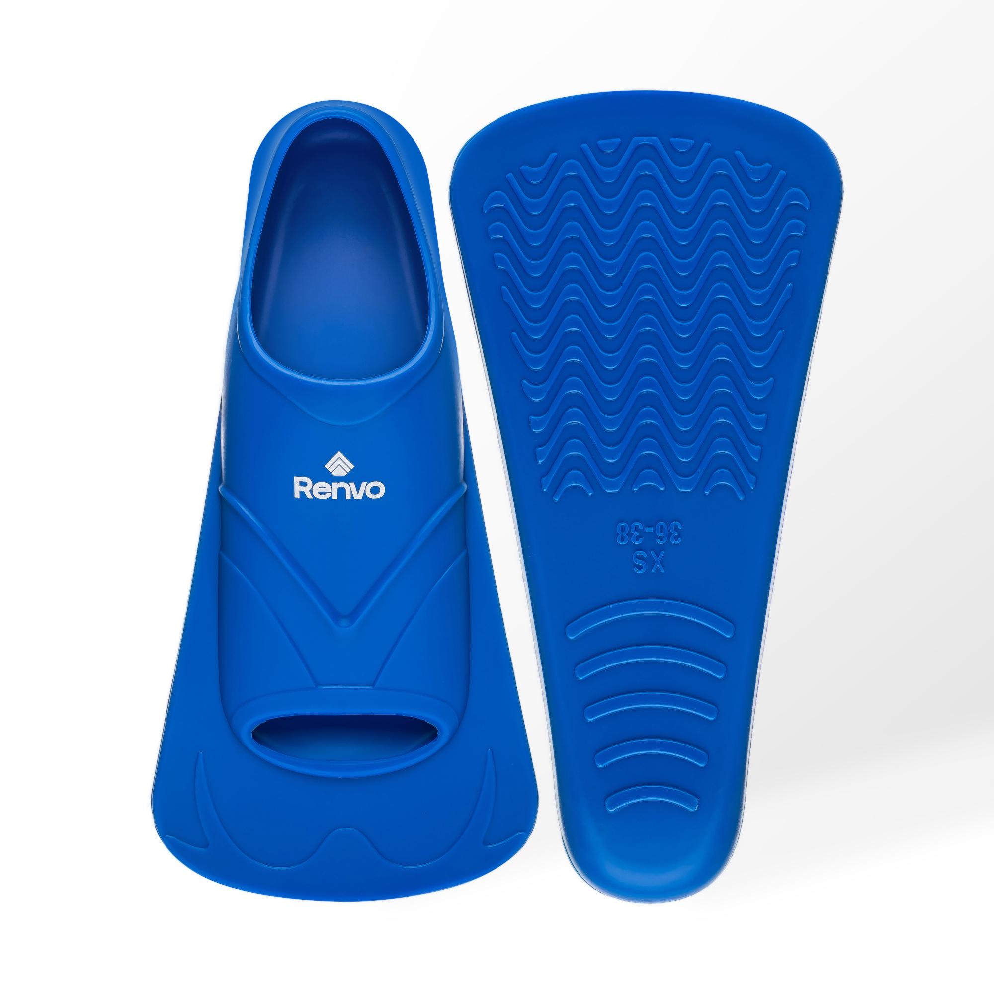 Ласты короткие для тренировки в бассейне Renvo Bustelo с закрытой пяткой р. 32-34 Синий (SF110-04 32-34) Ласты короткие для тренировки в бассейне Renvo Bustelo с закрытой пяткой р. 32-34 Синий (SF110-04 32-34)