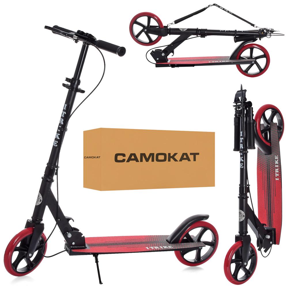 Самокат iTrike SR 2-049-1-BR Черный/Красный - фото 2 Самокат iTrike SR 2-049-1-BR Черный/Красный - фото 2