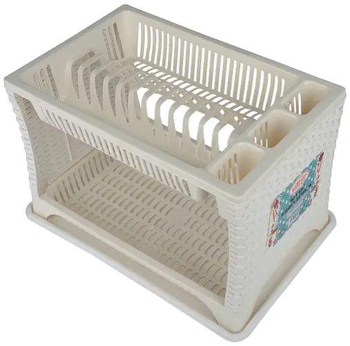 Сушилка Violet House для посуды 29х44х29 см White (0053) - фото 3 Сушилка Violet House для посуды 29х44х29 см White (0053) - фото 3