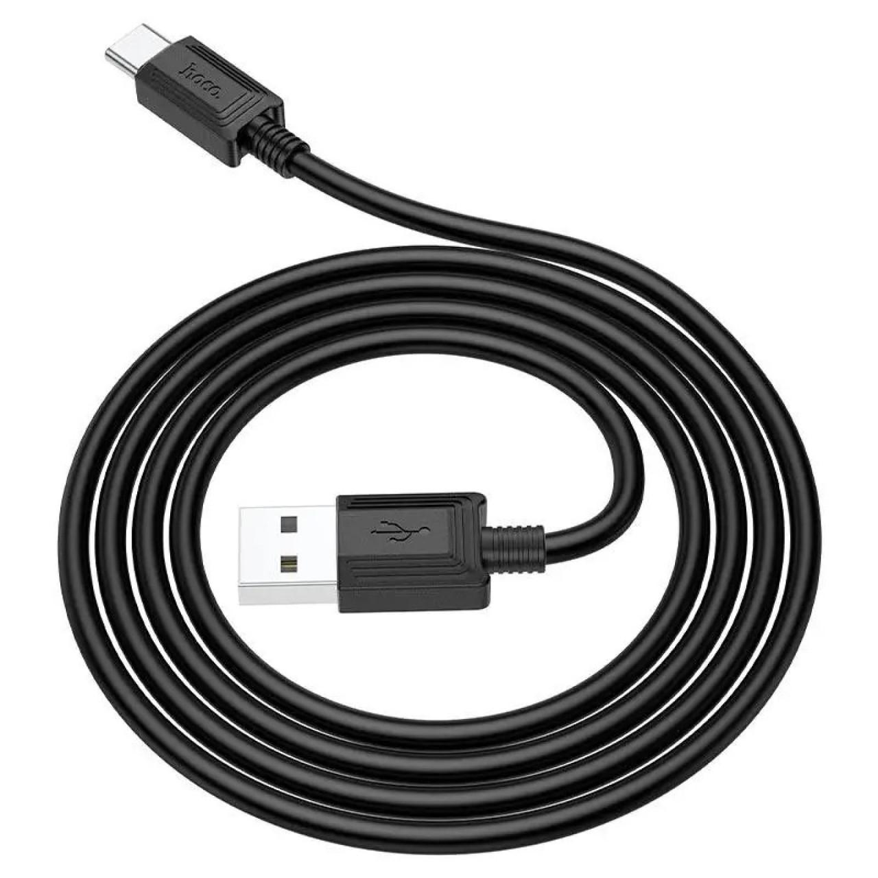 Кабель для заряджання та передачі даних Hoco X73 USB to USB Type C 1 м Чорний