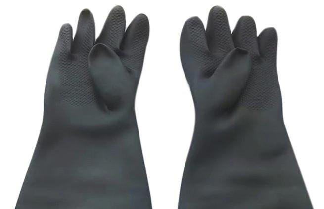Перчатки для пескоструйной камеры безшовные 60х20 см (1272898387)