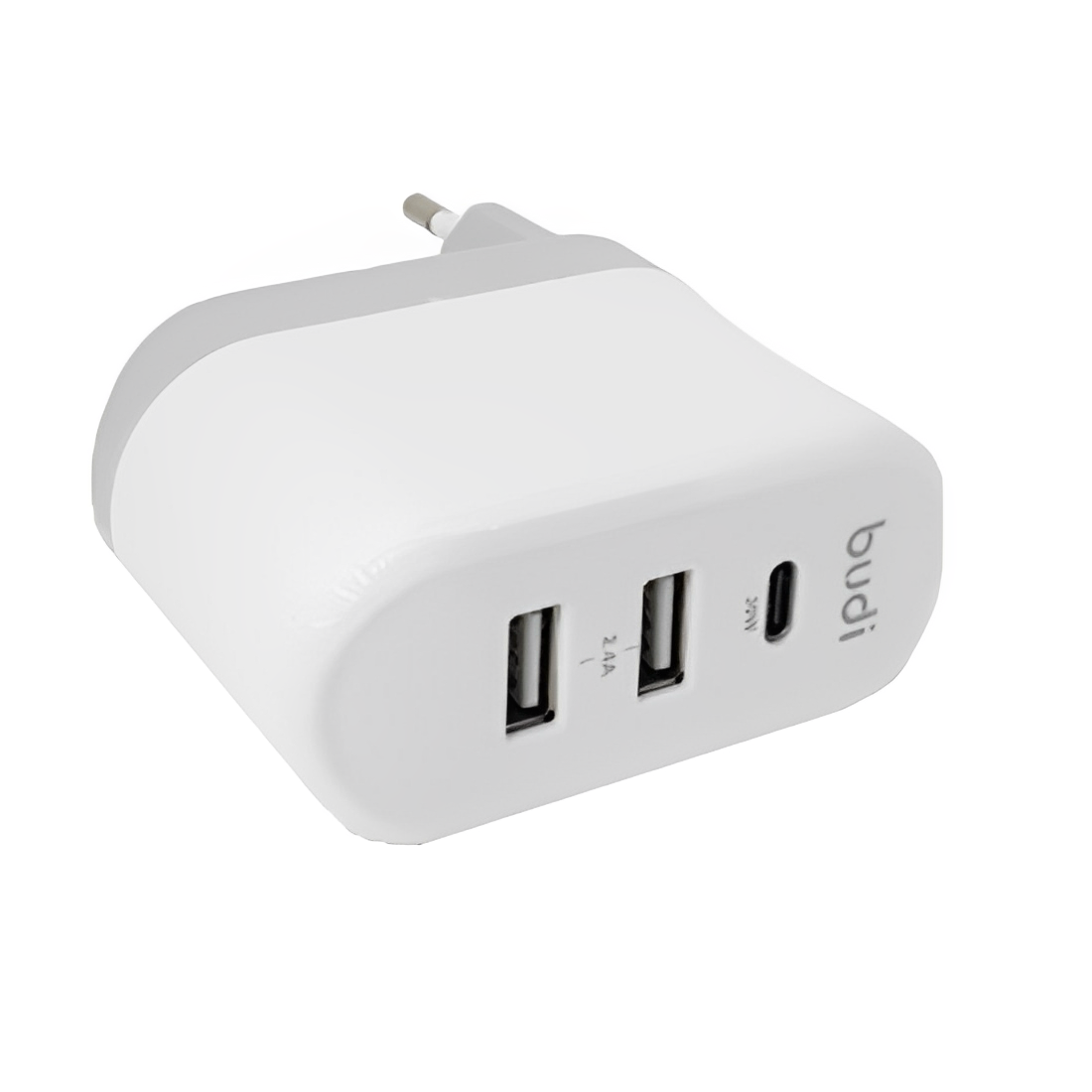 Зарядное устройство Budi быстрая зарядка 3.0 Type-C 2USB (5492)