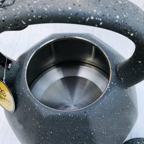 Чайник зі свистком для індукційної плити Edenberg EB-2475 з нержавіючої сталі 3 л Сірий (2530556650) - фото 3 Чайник зі свистком для індукційної плити Edenberg EB-2475 з нержавіючої сталі 3 л Сірий (2530556650) - фото 3