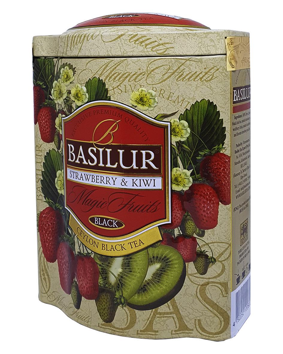 Чай черный Basilur Magic Fruits Клубника и киви 100 г (55190) - фото 2