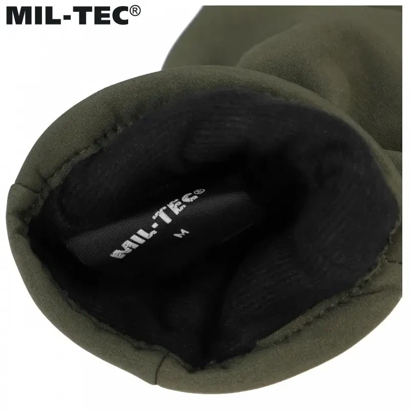 Перчатки Mil-Tec SoftShell Thinsulate 12521301 Olive - фото 7