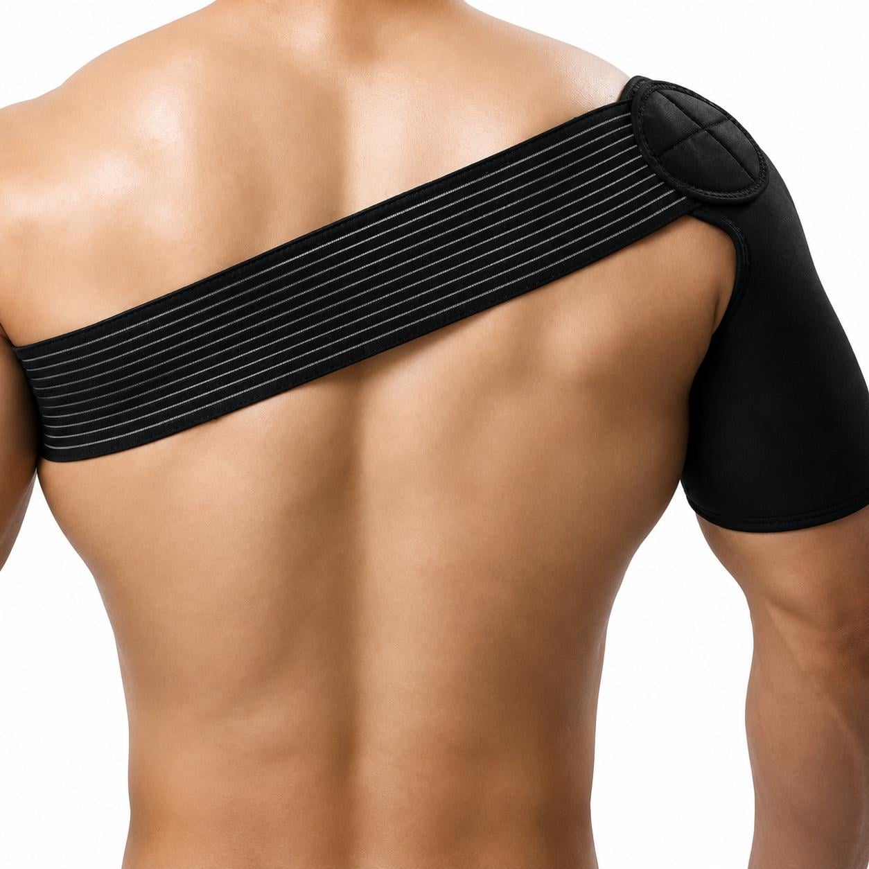 Повязка-бандаж неопренова Elastic Sport для плечевого сустава с регулировкой на липучке (782863255) Повязка-бандаж неопренова Elastic Sport для плечевого сустава с регулировкой на липучке (782863255)