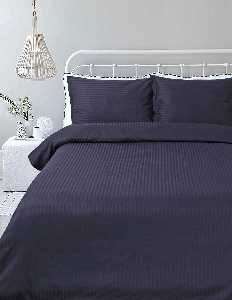 Комплект постельного белья полуторный Lotus Отель Сатин Страйп Темно-синий (svt-2000022280891) Комплект постельного белья полуторный Lotus Отель Сатин Страйп Темно-синий (svt-2000022280891)