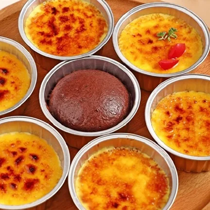 Форма для кексів із алюмінієвої фольги 40 шт. Золотистий (Y01510-1) - фото 6