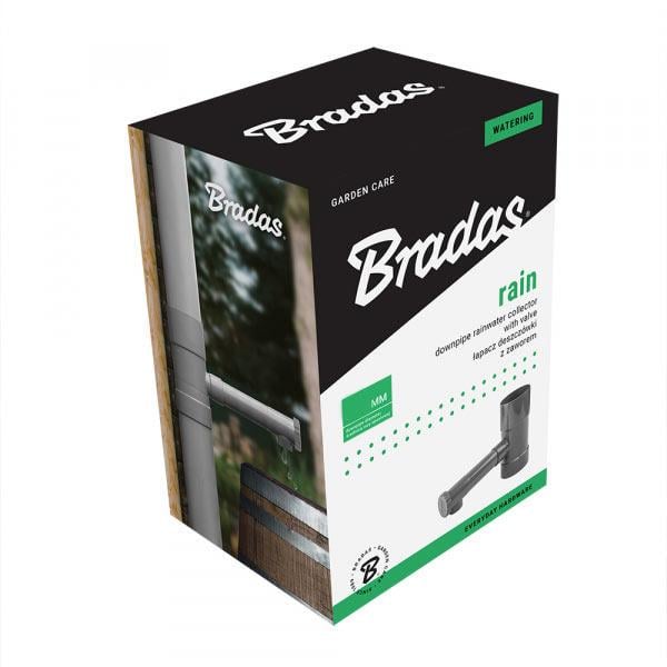 Дощоприймач із клапаном IBCLZ1-090-BR Ø90 мм Коричневий (18048402) - фото 2 Дощоприймач із клапаном IBCLZ1-090-BR Ø90 мм Коричневий (18048402) - фото 2