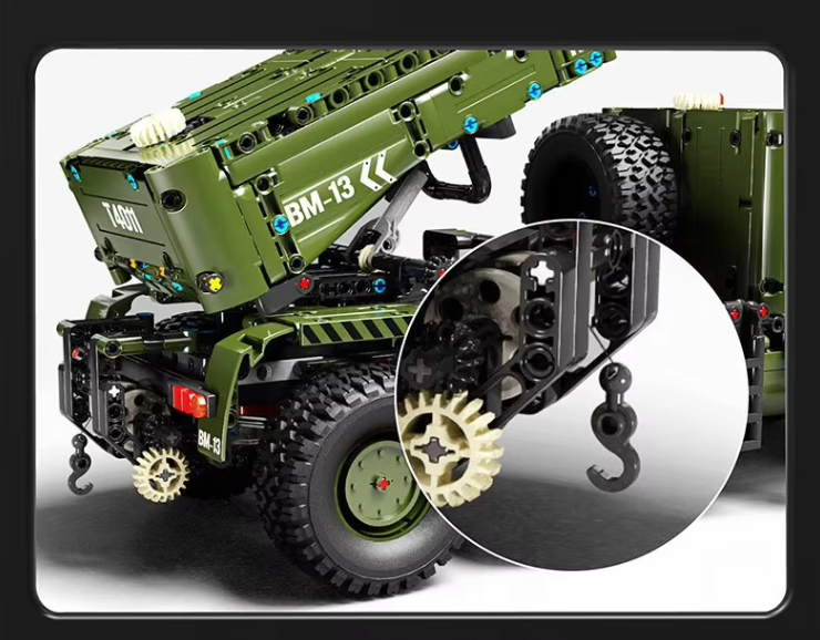 Конструктор детская игровая военная ракетная установка T4011 2268 деталей - фото 9 Конструктор детская игровая военная ракетная установка T4011 2268 деталей - фото 9