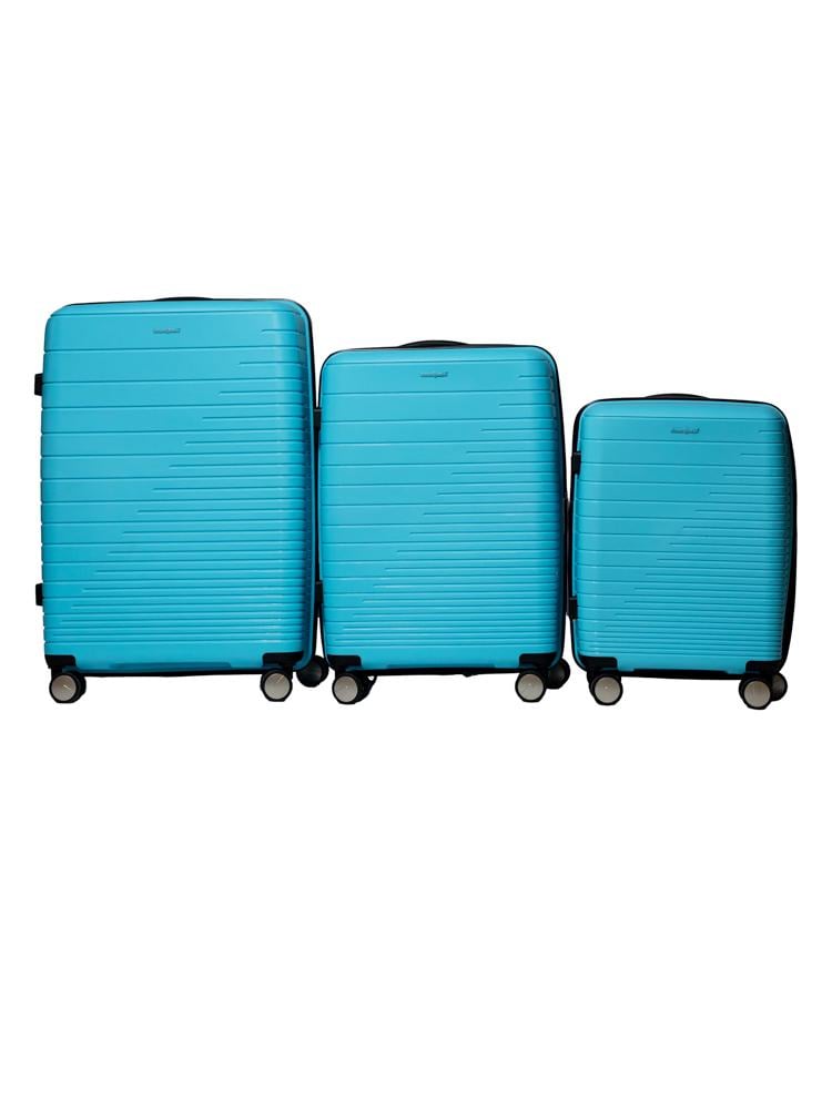 Комплект чемоданов Snowball 33703 Голубой (31218194)
