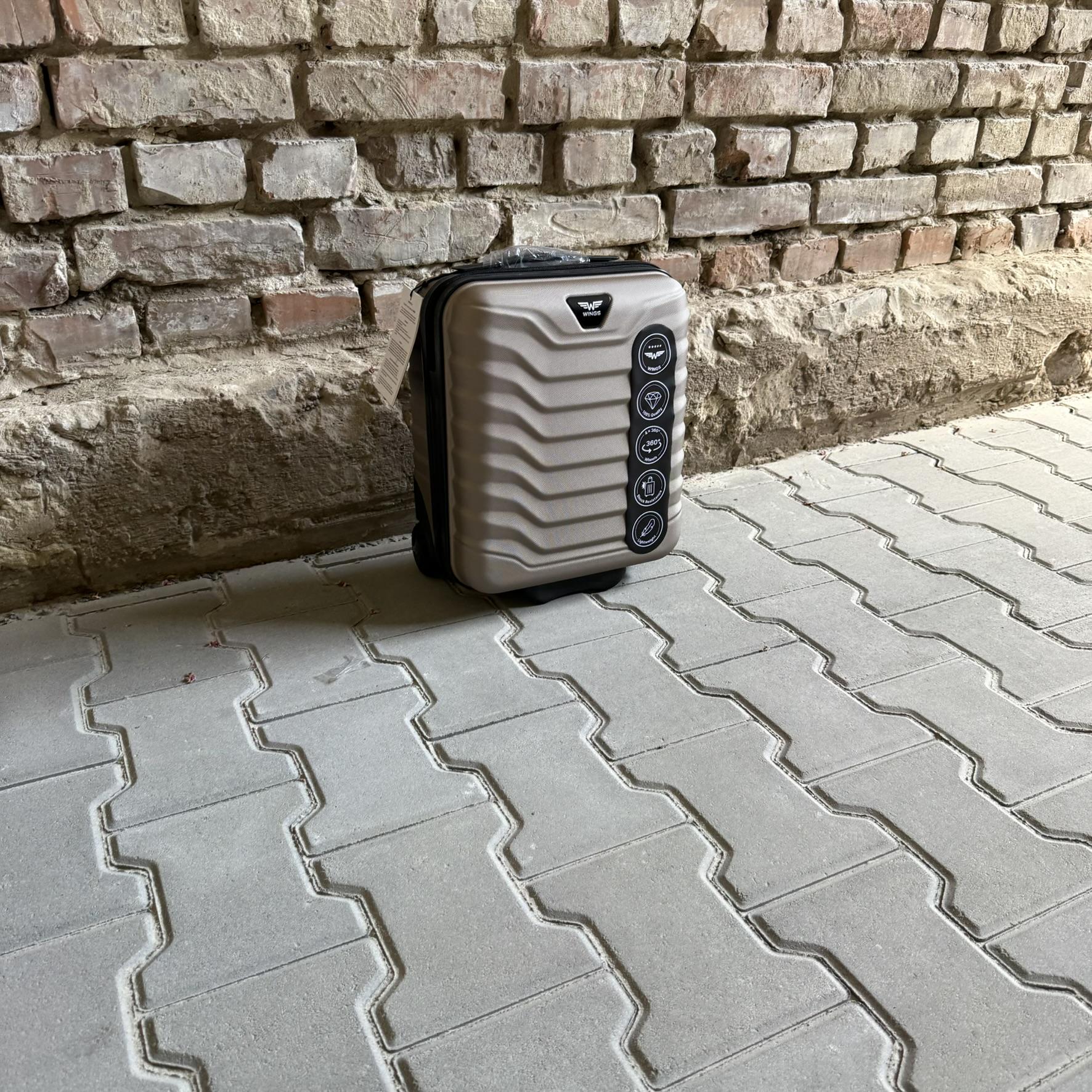 Мини-чемодан Wings PEA01 дорожный XXS Шампань (26630755) - фото 3