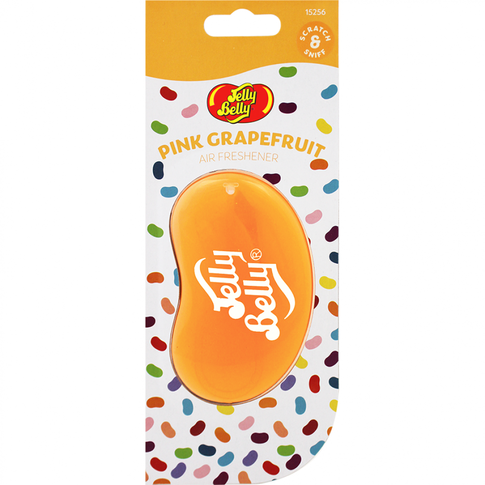 Ароматизатор підвісний Jelly Belly Pink Grapefruit 18 г Рожевий (1961197018)