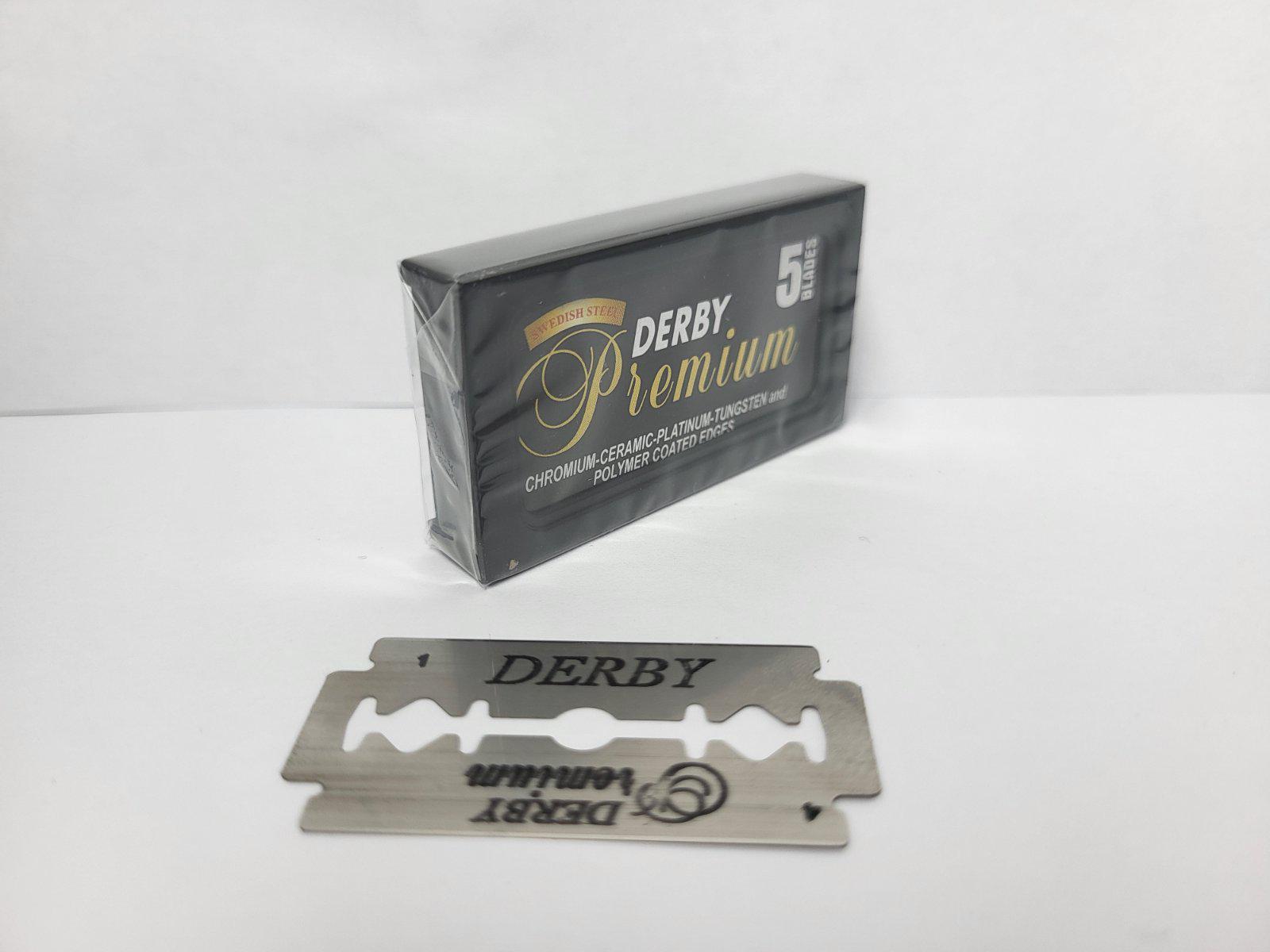 Леза змінні двосторонні для Derby Premium Double Edge Razor 5 шт. (6089) - фото 2