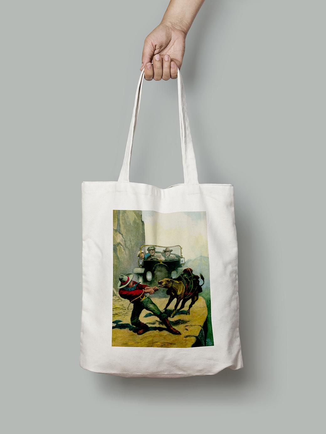 Эко-сумка Затор на дороге в горах шопер (FA08031_Bag)