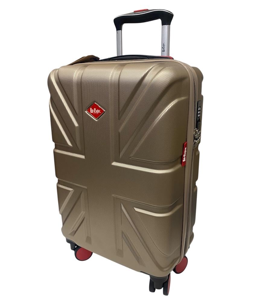 Валіза дорожня мала Lee Cooper 31103 ручна поклажа Полікарбонат/ABS-пластик S Шампань