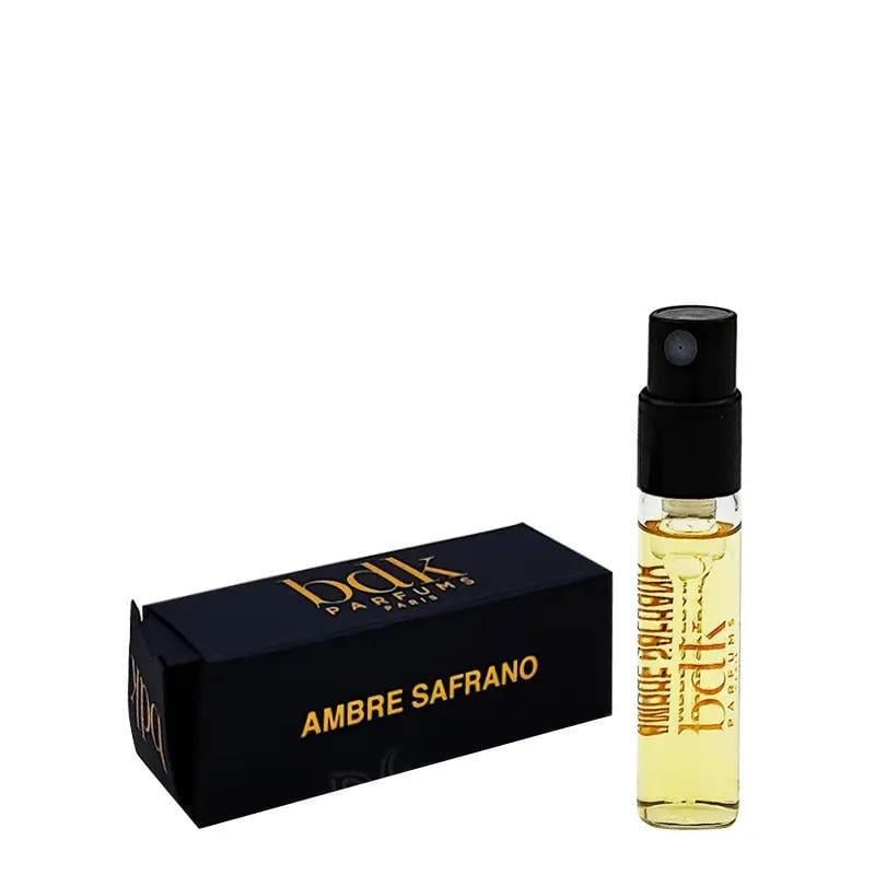 Парфюмированная вода унисекс BDK Parfums Ambre Safrano 2 мл пробник (383494)