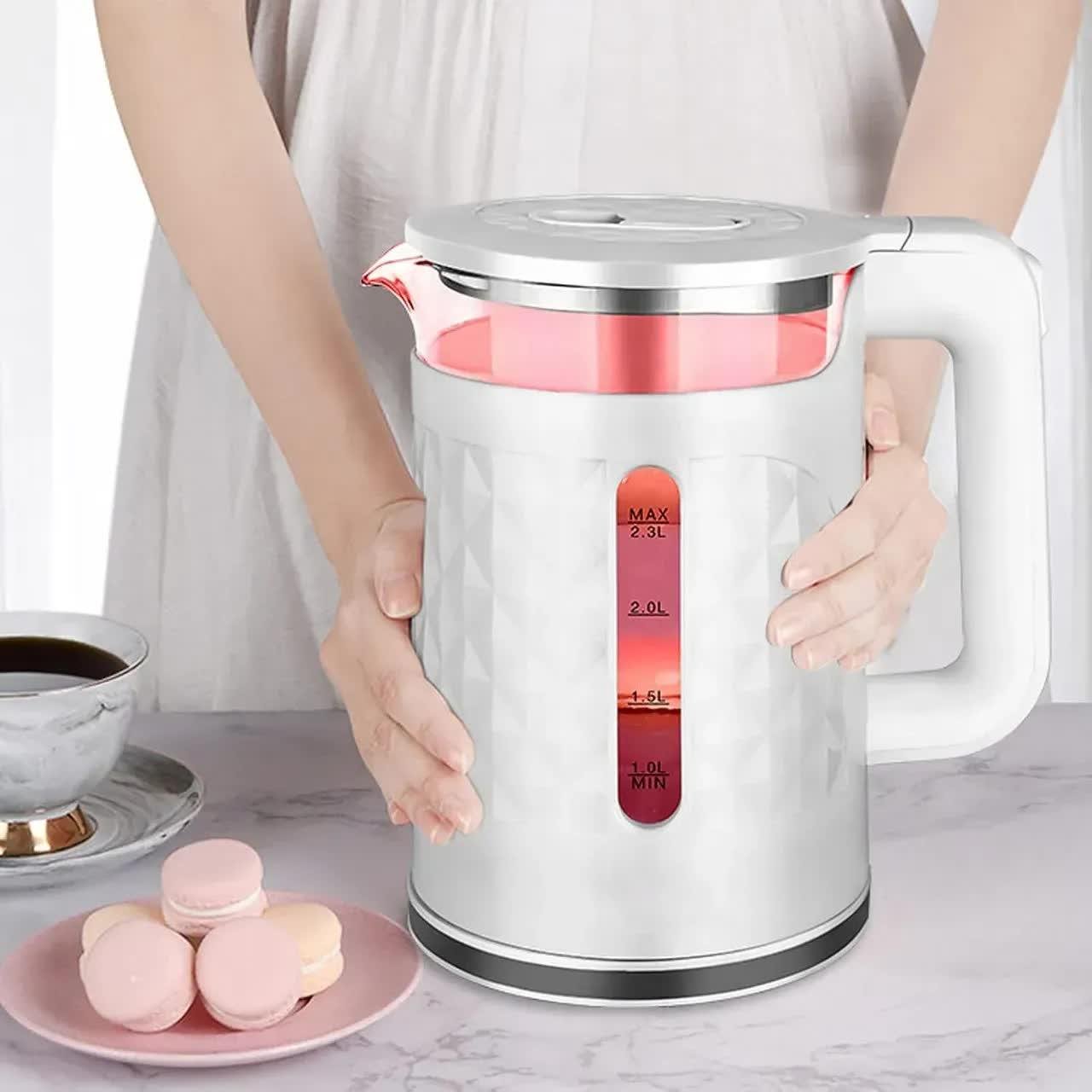 Чайник електричний з підсвічуванням Sokany SK-1028 2,3 л 2000 Вт (28249033) - фото 7