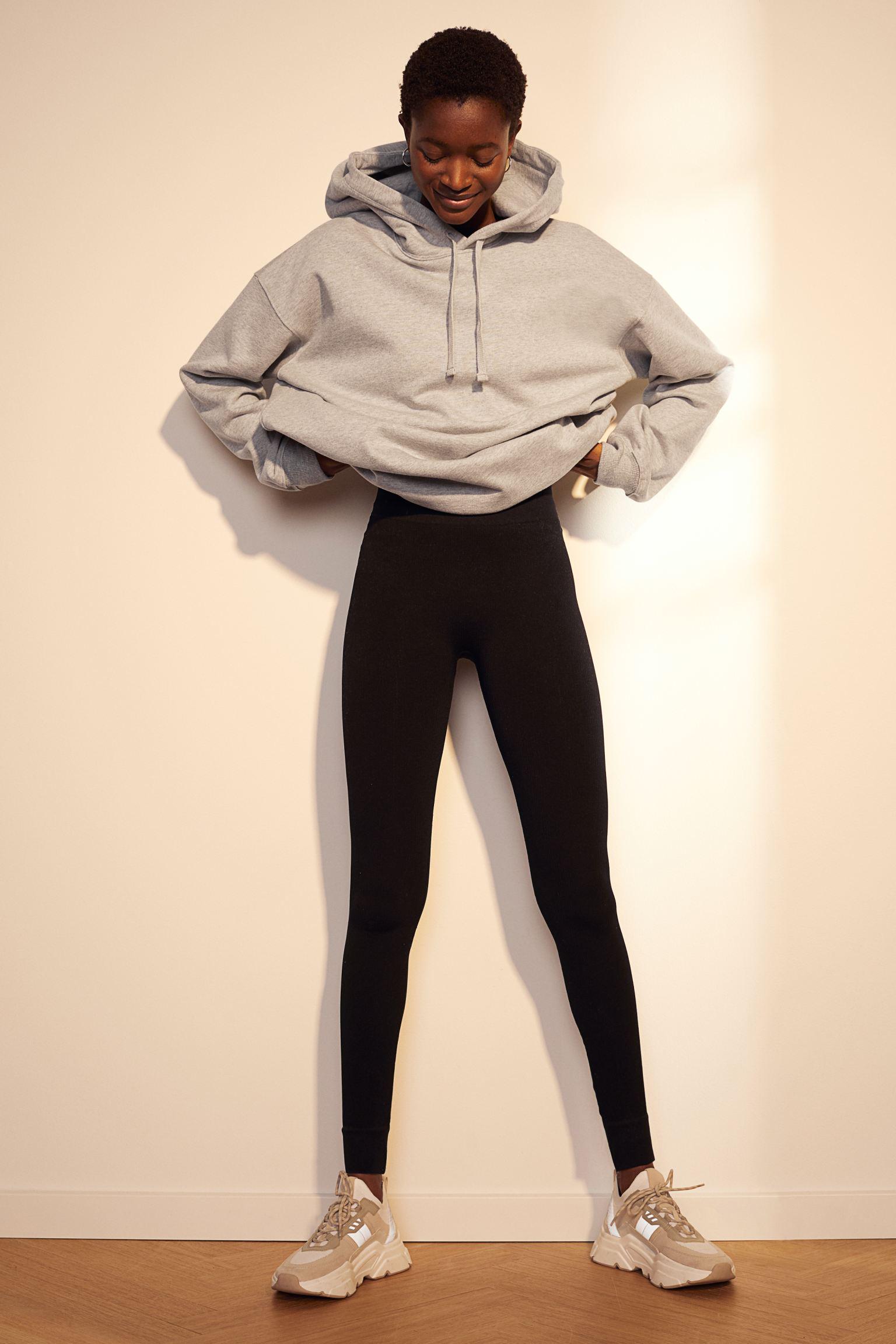 Легінси H&M XL Чорний (SQ1049099162)