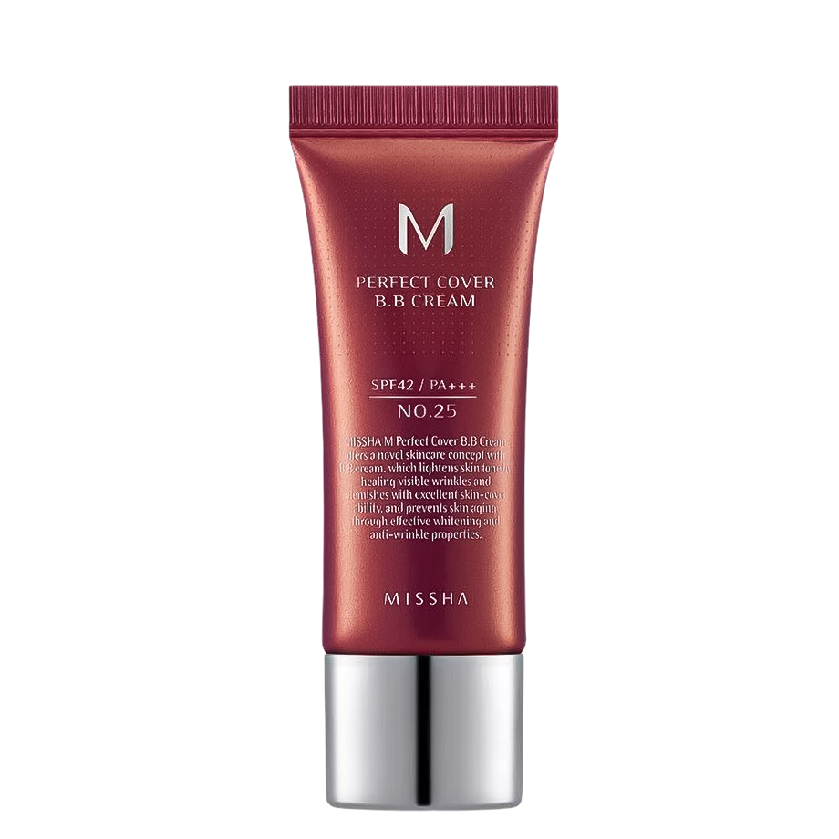 Крем ВВ MISSHA M PERFECT COVER BB CREAM відтінок SPF42/PA+++ № 25 Теплий бежевий 20 мл (2154285874)