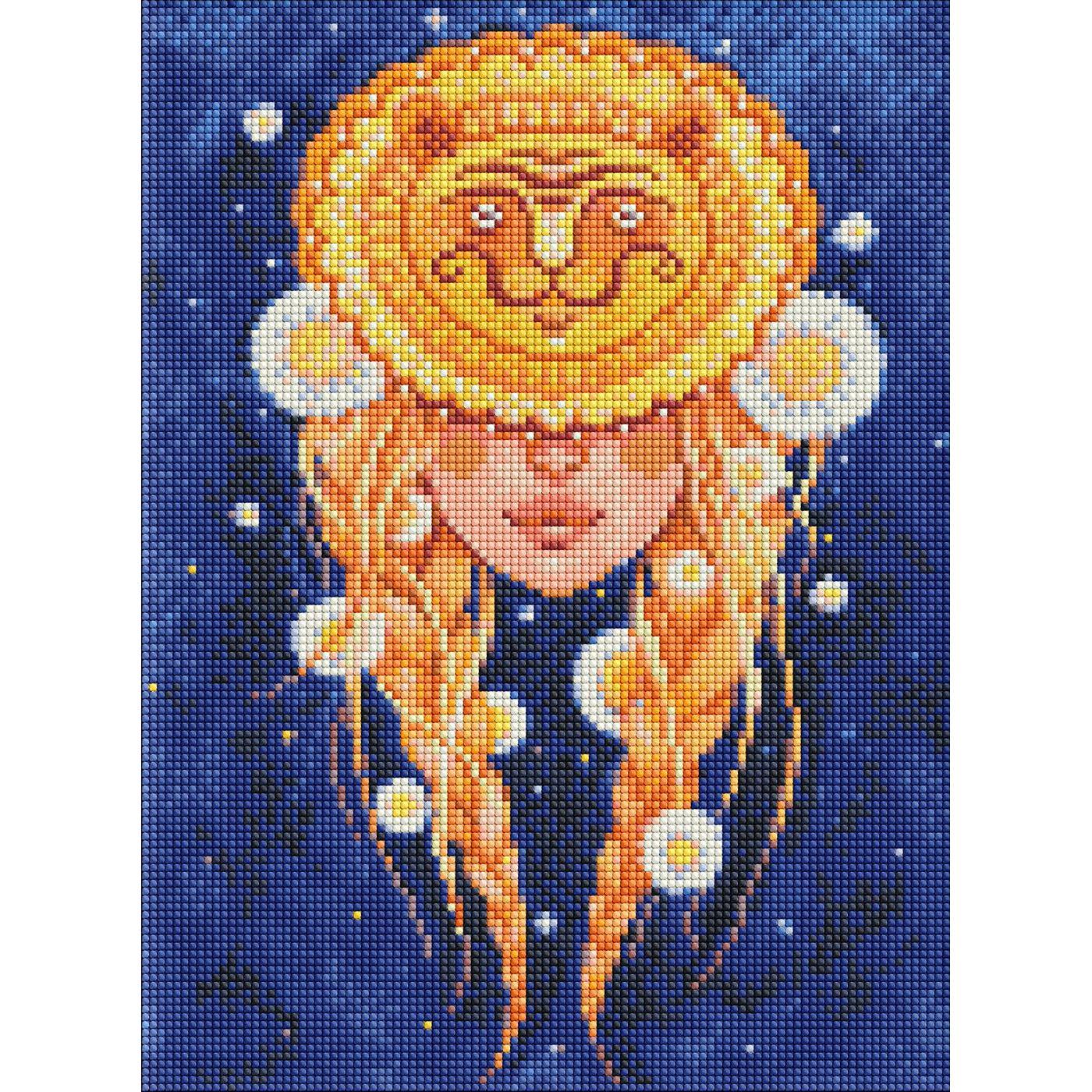 Картина по номерам Ideyka Лев бриллиантовая вышивка мозаика 30х40 см (VM-127-A-71)