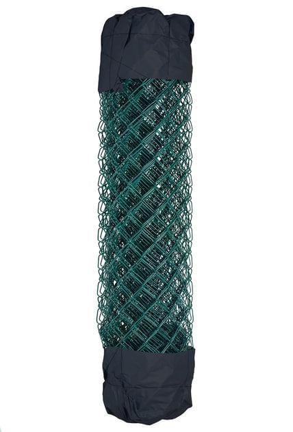 Сетка рабица с ПВХ покрытием рулон 1,5х10 м ячейка 50х50 толщина проволоки 1,2 мм ПВХ 2,0 мм (400155050)