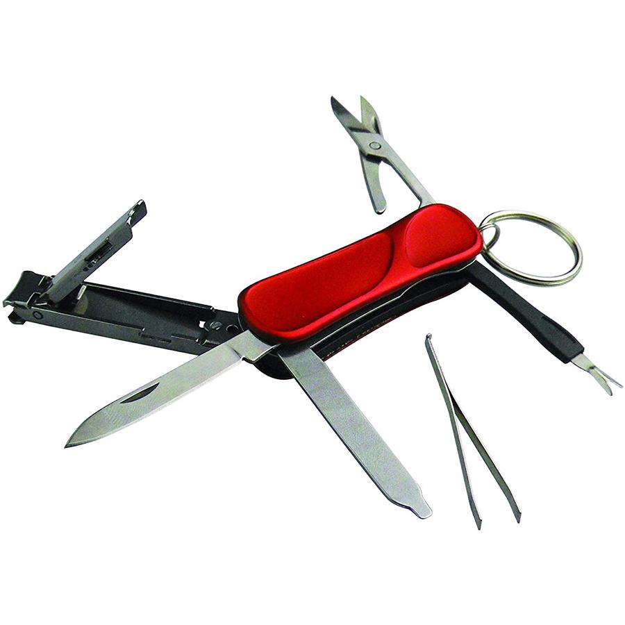 Брелок-мультиінструмент Munkees 2502 Manicure Multi Tool Red