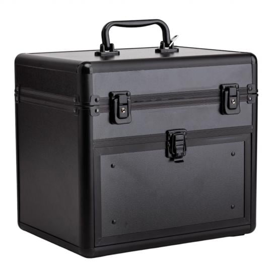 Кейс для косметики Elisey Бьюти-органайзер с ручкой/замком 26,5х24 см Черный (135-81-9205-019)