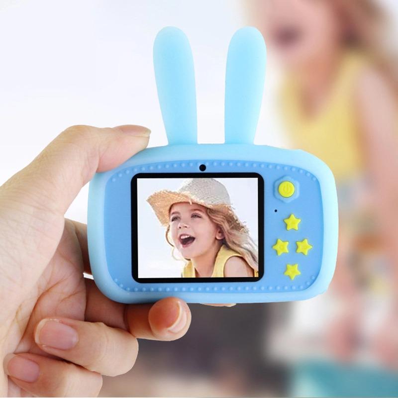 Детская фотокамера Kids Funny Camera 3.0 Pro с картой памяти 16 Гб Синий - фото 3