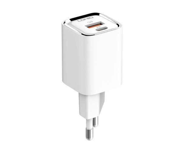 Устройство зарядное сетевое LDNIO A2317C Type-C PD USB QC 30W White